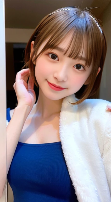 

**Character description:**

**name:** Not specified (optional)

**Apparent Age:** adolescent (about 14-16 years old)

**Gender:** Female One

**body hair:**
- Cor: Golden blonde - Length: far away, até a cintura
- Style: smooth and silky, with soft bangs that frame the face

**eyeballs:**
- Cor: light blue, bright and expressive

**Skinned:**
- Cor: Pale with a healthy hint of pink

**muka:**
- Delicate and harmonious features - Small, upturned nose - Full, pink lips, with a soft and friendly smile

**vestimentas:**
- Style: totally naked - Top: totally naked - Accessories: A blue ribbon in the hair 

**Expression:**
- Cheerful and friendly, transmitindo inocência e curiosidade
- eyeballs ligeiramente arregalados, reflecting youthful enthusiasm

**scenario:**
- Neutral background or an urban park with green trees and colorful flowers - Soft, natural lighting, with sunlight filtered through the leaves

**Action** 
masturbating 