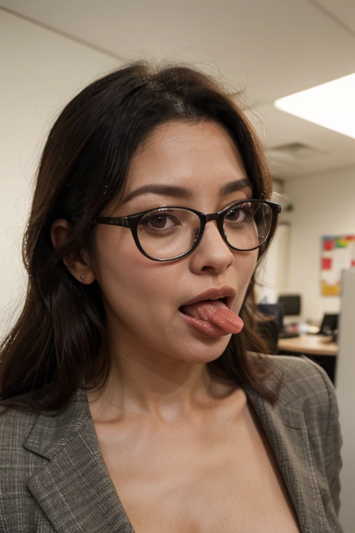 a woman with large breasts sucking a large black cock, extremely sexist, hyper detailed, high quality, masterpiece, photorealistic, ultra-detailed, 8k, realistic, cinematic lighting, dark moody atmosphere, dramatic shadows, volumetric lighting, intricate details, chiaroscuro, dramatic lighting, dramatic pose, intense expression, erotic, sensual, provocative