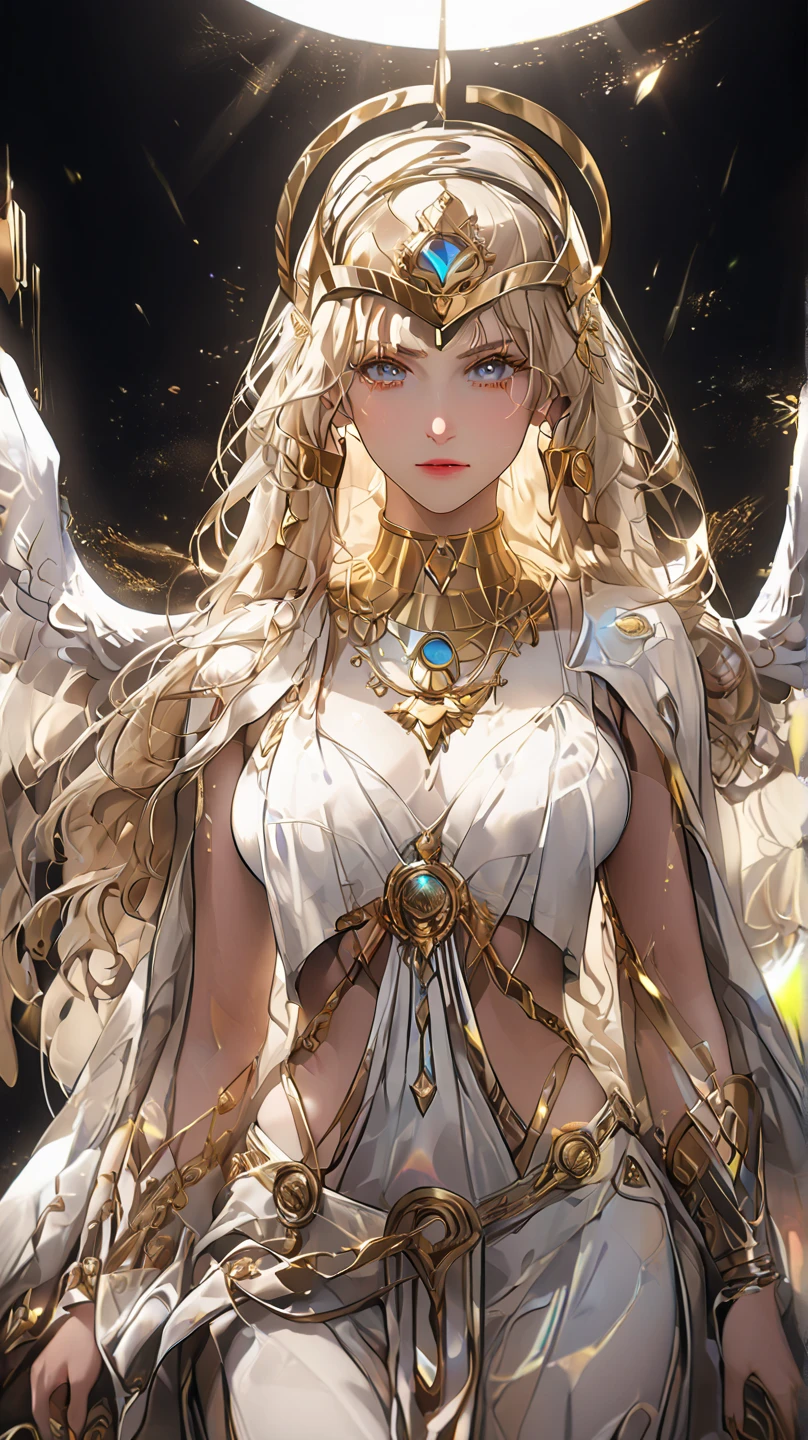 ((Highest quality)), ((masterpiece)), (detailed), （Perfect Face）、Women are鮮やかな褐色肌のアラブ人でイスラム教徒の月野うさぎでイスラムの豪邸で金の刺繍のあり豪華で煌びやかなアラブの民族衣裳を着て豪華なヒジャブを被っていて豪華な髪飾りをして豪華な宝飾されたアクセサリーとエンゲージリングをつけて女と男は豪華な部屋の豪華で大きなソファーに座りWomen are威厳のある髭の生えたアラブ民族衣装を着たアラブ人のイスラム教徒の中年の男に抱き寄せられている、Women are気品のある月野うさぎで金髪ロングヘアのシニョンツインテールでWomen areアラブの民族衣裳を着て豪華なヒジャブを被っているイスラム教徒の鮮やかな褐色肌のアラブ人の月野うさぎ、（Women are褐色肌のアラブ人の月野うさぎ）、The man is a Muslim, dignified, strong-looking, bearded, middle-aged Arab man wearing traditional Arab clothing.、Women are１０Holding her year-old daughter