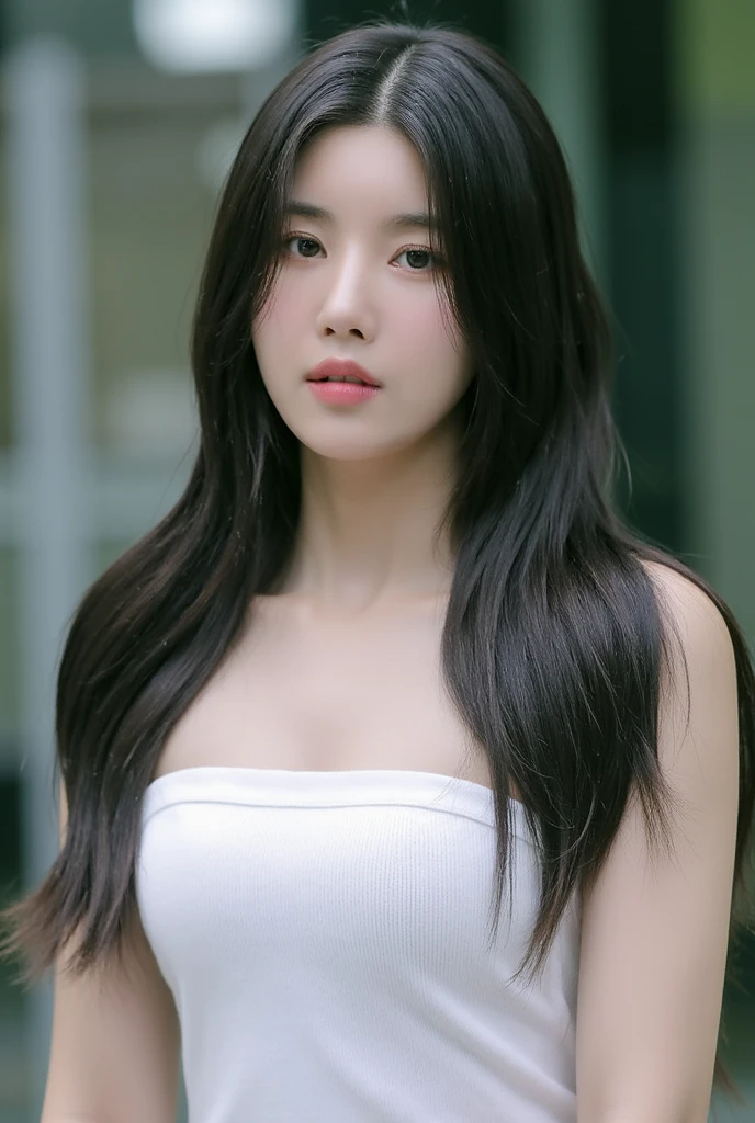 ((Best quality,High Detail,Focus accurately,masterpiece:1.5)), Full body image,18 years old perfect girl,(Spandex bodysuit,Lunese:1.5),Exquisite appearance,Clear facial details,Long hair,Perfect body