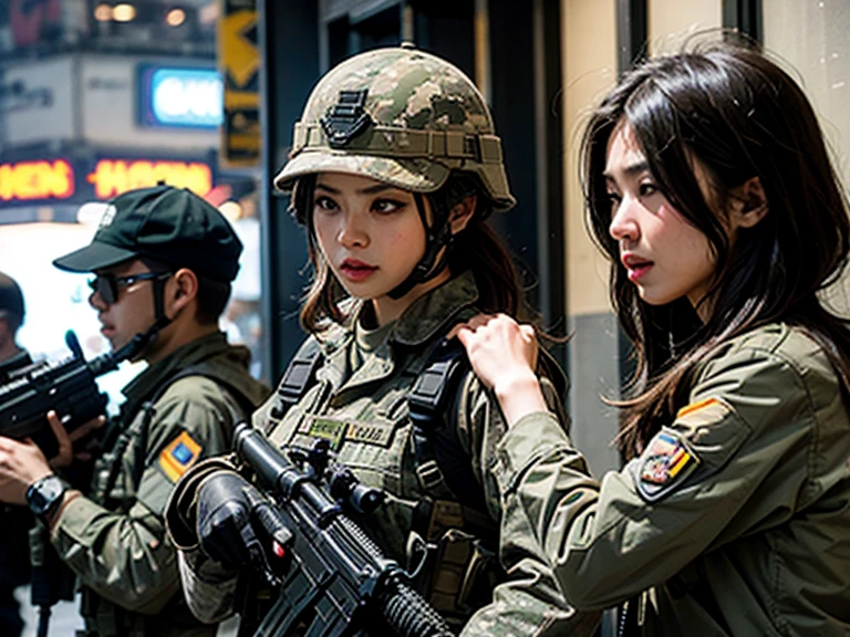 A single girl around the sixth grade、Army officer's uniform、Wearing a military cap。It has no meaning、An existence that only fights according to the organization's orders