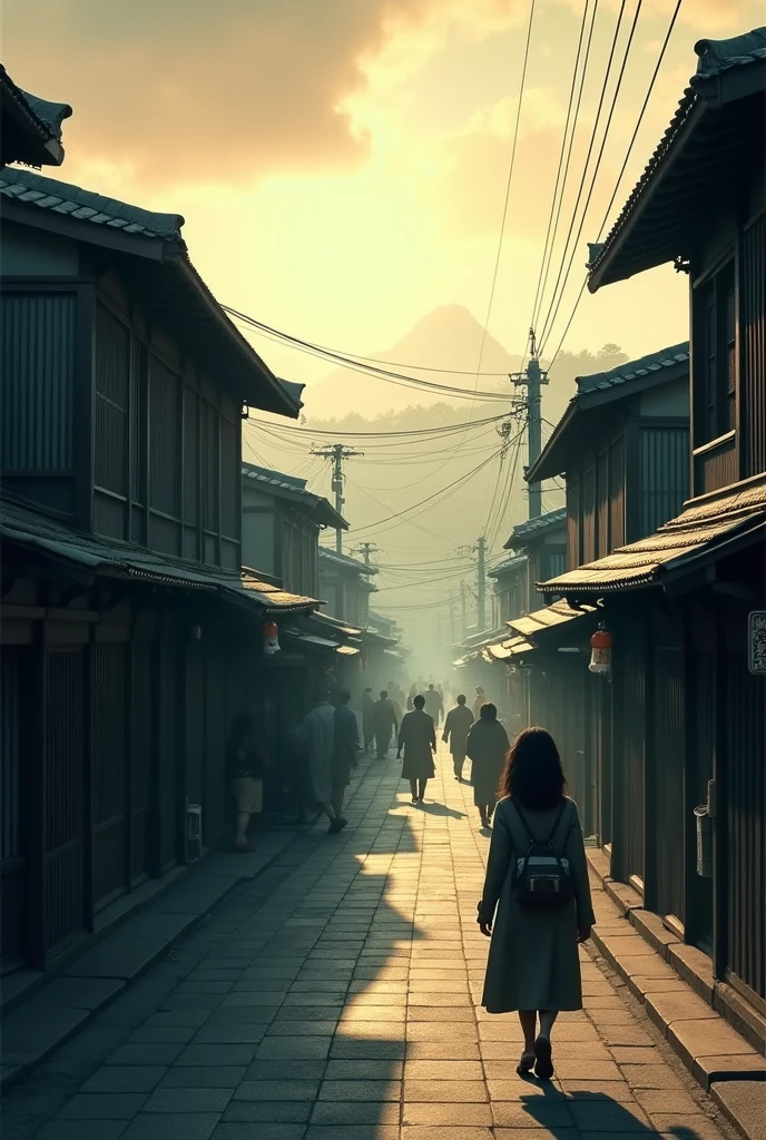 Kyotoの昔の街路,35mm lens,Multiple Angles,Country~ side scenery,Suburban,return,~ side,silhouette,Overhead Shot,Cat,Are standing,doll,Carrying a small school bag,Tram,Kyoto、Autumn forest,Wooden house,platform, Cape,Nguyen Gia,suit,tie, (Delicate face), (High-quality fluffy fur),(35mm cinema lenses),(Multi-angle shooting),(Wide range of angles)