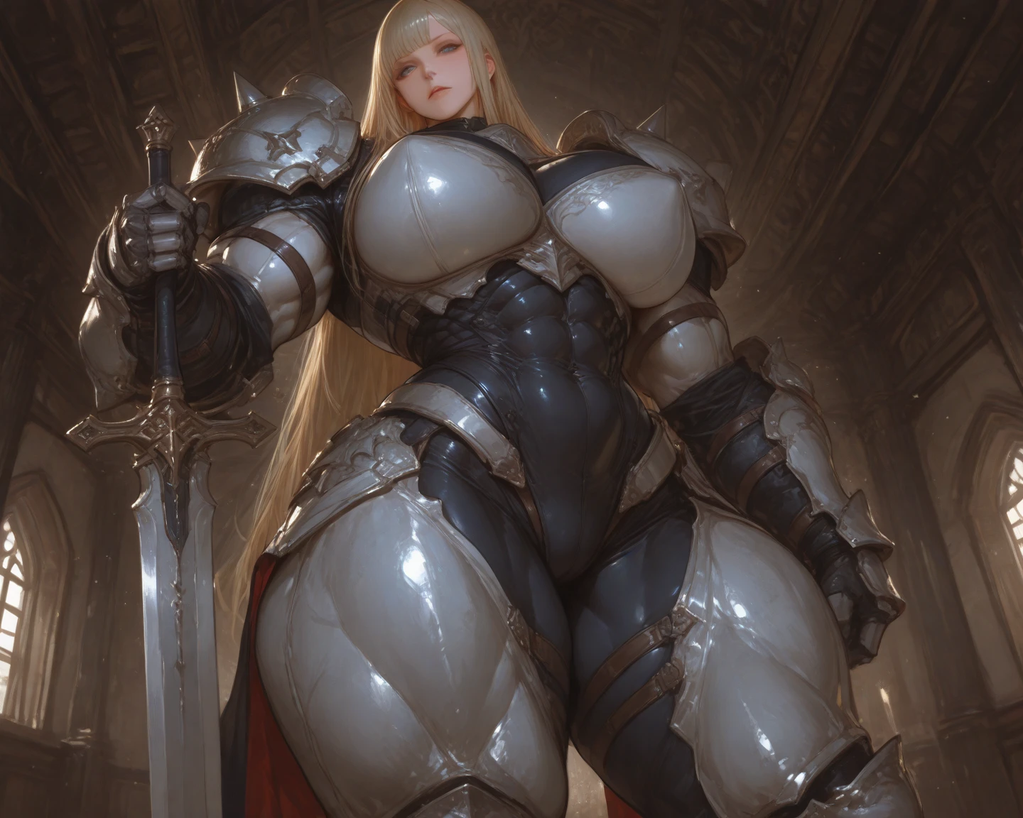 ({masterpiece}},{best quality,},white background,full body,Middle Ages,,1robot,GREAT chest,,Viking badge,sexys,({masterpiece}},{best quality}