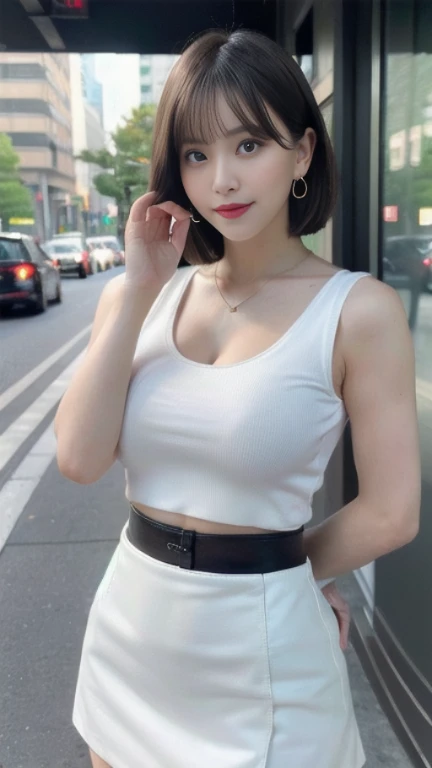 ((Best Quality, 8K, Masterpiece: 1.3)), Focus: 1.2, half-naked, Perfect Body Beauty: 1.4, Buttocks: 1.4, (Layered Haircut: 1.2)), (Dark Street: 1.3), solo, Highly Detailed Face and Skin Texture, Full Body, Delicate Eyes, Double Eyelids, Whitened Skin, Long Hair, (Round Face: 1.5), (Loose Crop Top, Shorts: 1.5), high resolution, big breasts, detailed realistic breasts, beautiful breasts, realistic smooth white skin, detailed realistic hands, detailed realistic fingers, perfect human body ratio, perfect women figure, sexy, sexual expression, seducing, tight clothes, transparent clothes, extremely detailed, ultra realistic, smooth lighting, detailed eyes, detailed realistic hair, slim abs, detailed realistic arms, realistic human body posture, tight transparent bra, detailed realistic women body parts, young beautiful girl, sexy girl, detailed realistic necklace, detailed realistic ears, earings, detailed realistic cloth texture,