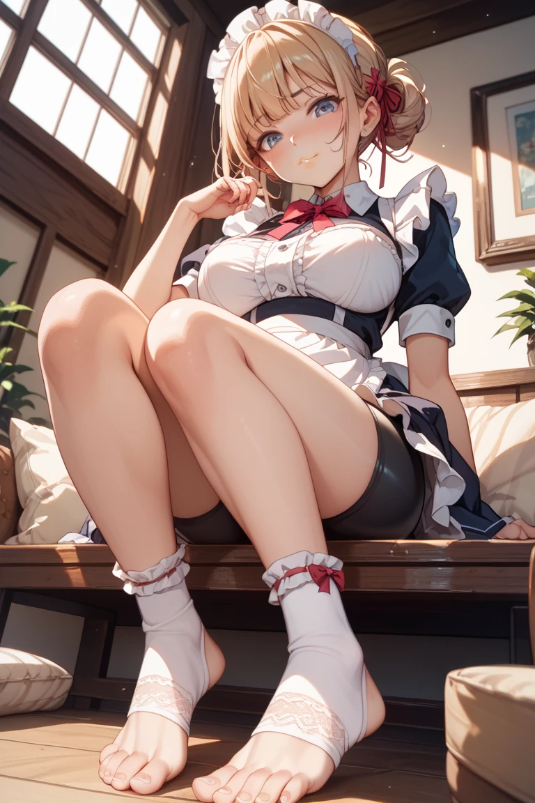 (((masterpiece, Highest quality, High resolution, 超High resolution, Perfect Pixel, Depth of written boundary, 4K, RTTX 10.0))), Beautiful Anime Woman, Beautiful art style, Anime characters, ((Smooth texture, Realistic texture, Anime CG Style)), Perfect and accurate finger count、Exact number of legs、(Exact number of arms:1.0, Exact number of hands:1.0), (Perfect hands, Perfect Anatomy), Cinematic, Realistic, Extremely detailed CG, Daytime lighting, Perfect lighting, Best Shadow, The best natural light, whole body, Perfect body, バランのとれたPerfect body, Perfectly balanced style, Slender body, ((bangs, Reddish brown hair, Bobcut)), ((A cute adult woman is walking towards me:1.8)), ((Bow tie around neck:1.3), (Sexy and cute white underwear:1.3), (Stylish shiny white satin panties, Side-tie panties, Panties with plain white center and lace decoration on the sides:1.3), (Thin panties with red ribbon:1.3), (White micro lace satin bra, White bra with lace trim, Thin bra with red ribbon:1.3), (lace garter belt, Garter Strings, Knee socks:1.3):1.3), (Beautiful big boobs:1.1), (Embarrassed expression:1.7), blush, (Inside the plane, Aisle between the seats, full:1.7), naked, In underwear, パンティとブラとガーターベルトとKnee socksだけ, Angle from the front