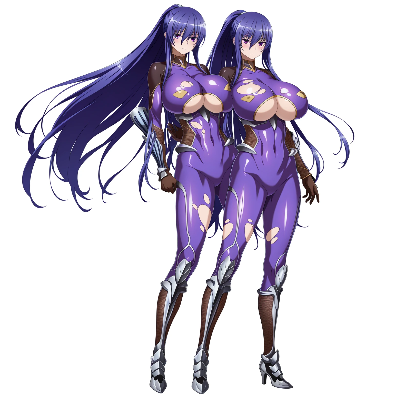 Anime - style woman standing in unreal space in sexy hanfu, seductive anime girl, sexy ancient female warrior, (big breasts 1.4), (long legs 1.1), [ 4k digital art ]!, smooth anime CG art, female action anime girl, shiny white skin, SFW version, full body pose, perfect body