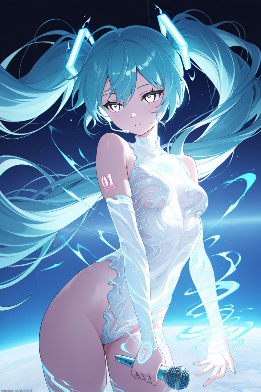 NSFW, sexy, A homunculus woman being cultured in a high-tech laboratory, with a strong emphasis on the cultivation process and the breath of life. The scene depicts quantum mechanics phenomena, Gestalt collapse, Steins;Gate, and the Realm of the Gods. The homunculus woman is in a dynamic pose within a futuristic cultivation chamber, surrounded by floating equations, diagrams, and mystical symbols. She is undergoing continuous cell division and molecular bonding, showing the spark of life and evolution within the chamber. The environment is filled with advanced technology, holographic displays, and alchemical apparatus. The lab is illuminated with glowing blue and green lights, and the overall atmosphere is dramatic and intense, highlighting the deep and complex scientific and alchemical exploration. Visual distortions and fragmented imagery represent the fusion of science and the divine. --vivid colors, --dynamic pose, --sharp focus, --dramatic lighting, --realistic anatomy, --max, --rt, --high_quality, --ultra_detail, --intricate_design, --extremely_detailed --hyper_realistic, --zenith, --sezy --diva, --ultimate_quality, --supreme_detail, --flawless_render, --homunculus, --nude