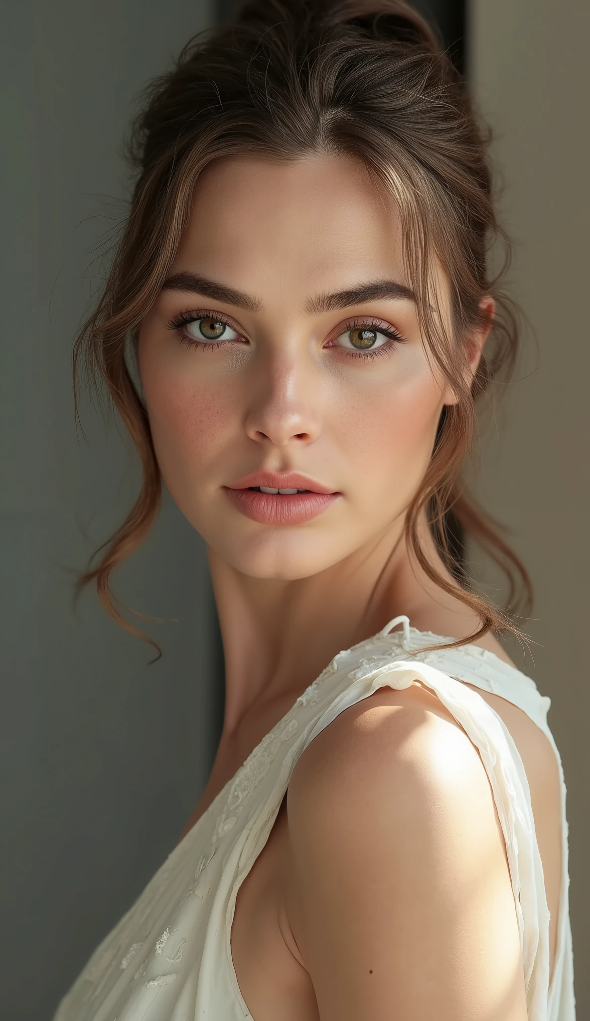 A woman 
