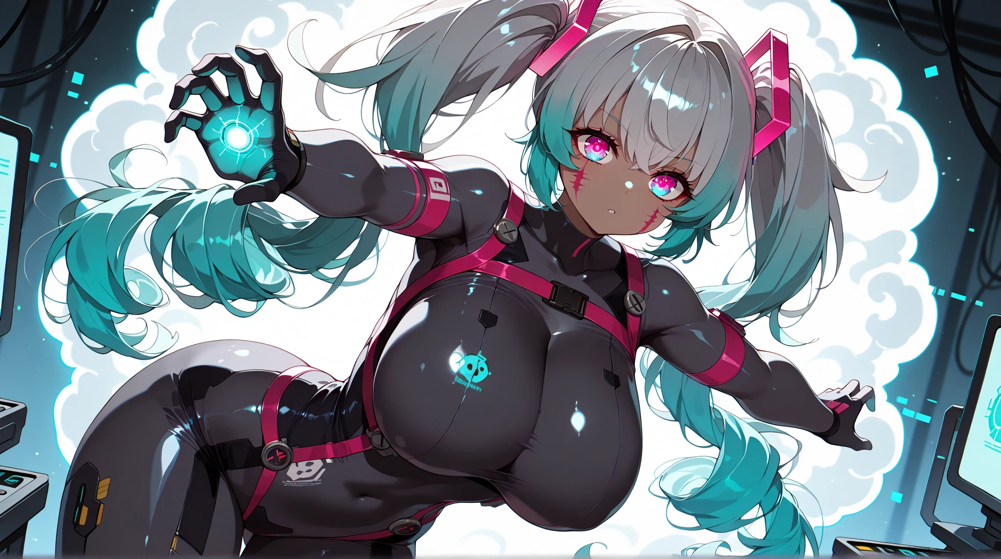 <lora:SecretSauce610:1>,1girl, spoken_heart, heterochromia, leotard, virtual_youtuber, breasts, heart, twintails, solo, long_hair, yellow_eyes, hat, open_mouth, gloves, large_breasts, speech_bubble, looking_at_viewer, smile, red_hair, covered_navel, sea, thighhighs, leotard_under_clothes, blush, bodysuit