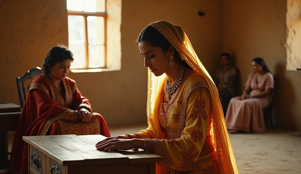 Practitioners，looking at the screen, Long clothes, religion, Ultra photo realsisim