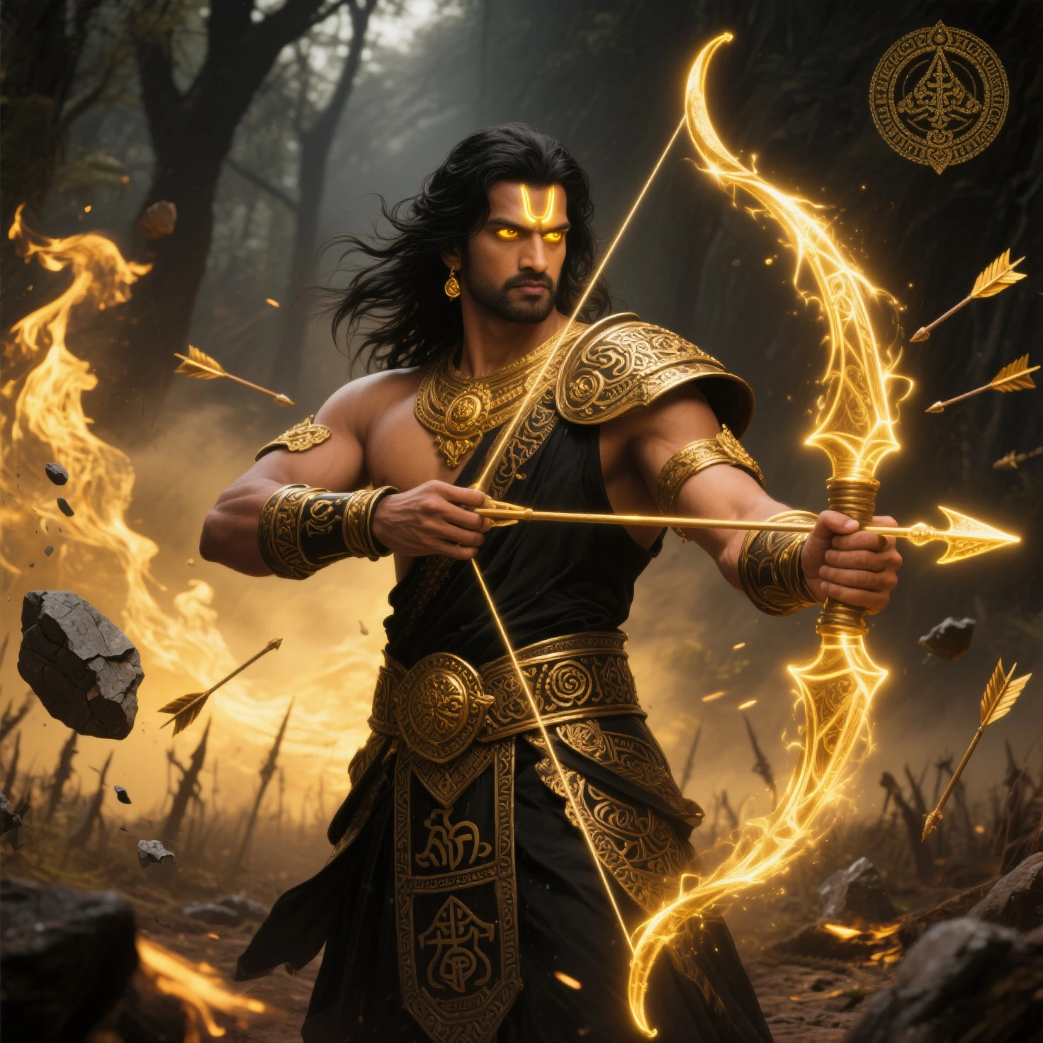Gandivdhari Arjun ka Divya roop