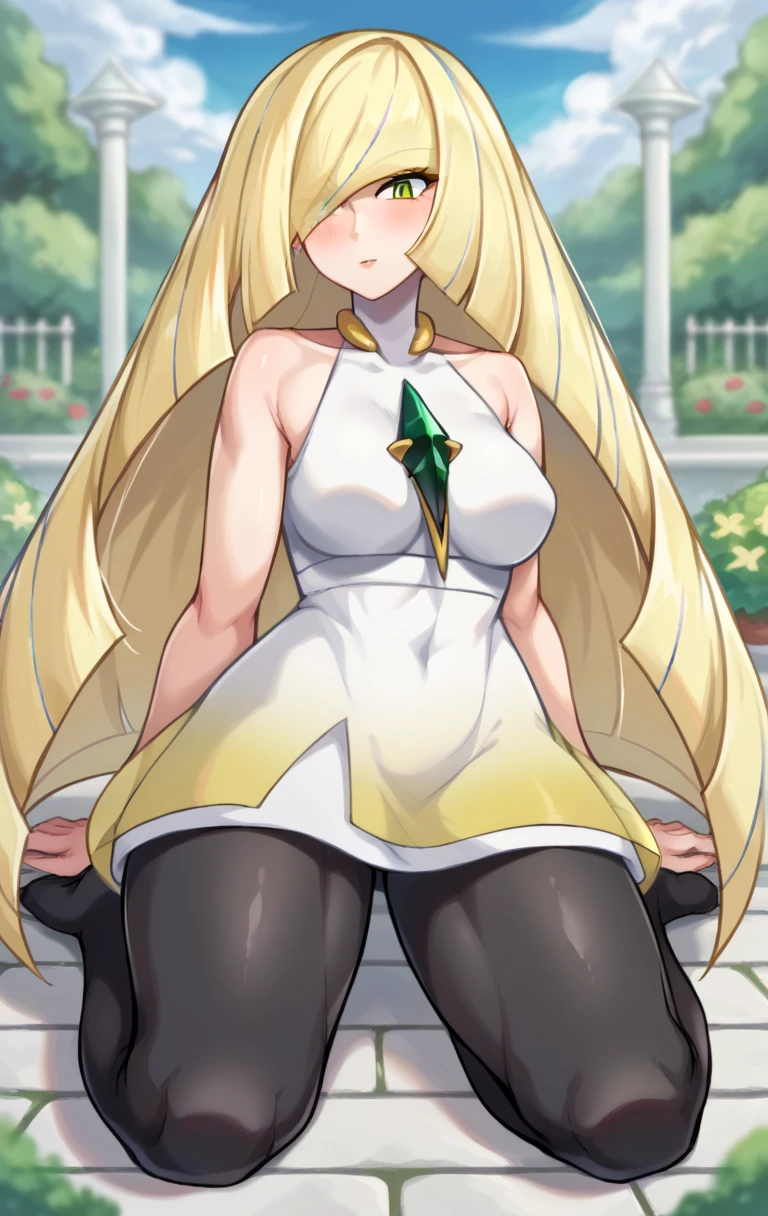 Mythra standing in front a japanese shrine, the top half of her boobs are visible but you can't see the nipples, erotic ((highest quality)), ((full body)), ((whole body facing forward)), ((beautiful face)), ((perfect face)) ((very high quality face)) ((cute eyes)) ((HUGE BREASTS!!!!!)), ((thick thighs)), ((skinny waist)), ((fully clothed)), ((standing up))