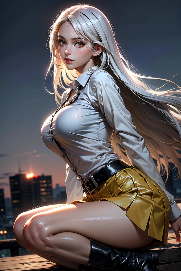 realistic, 1gril, per HD, 12k, wearing Allstars shoes, slim body, rather big body, six pack body, big round breasts, no clothes, beautiful breasts, looking at the camera, sitting on the sofa, long black hair, facial details, detailed person, body details, clothing details, hair details, body details, body details, breast details, vagina details, clothes, eye details, sweat details, water details, pose (knees bent and legs wide apart) whole body