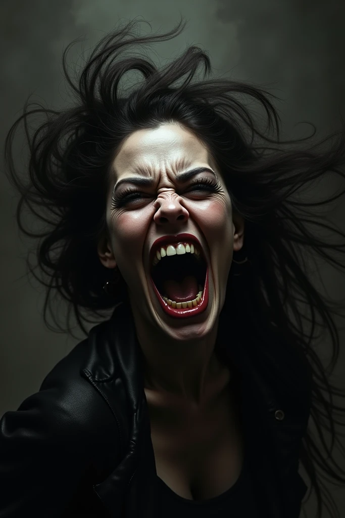 Angry crying furious women