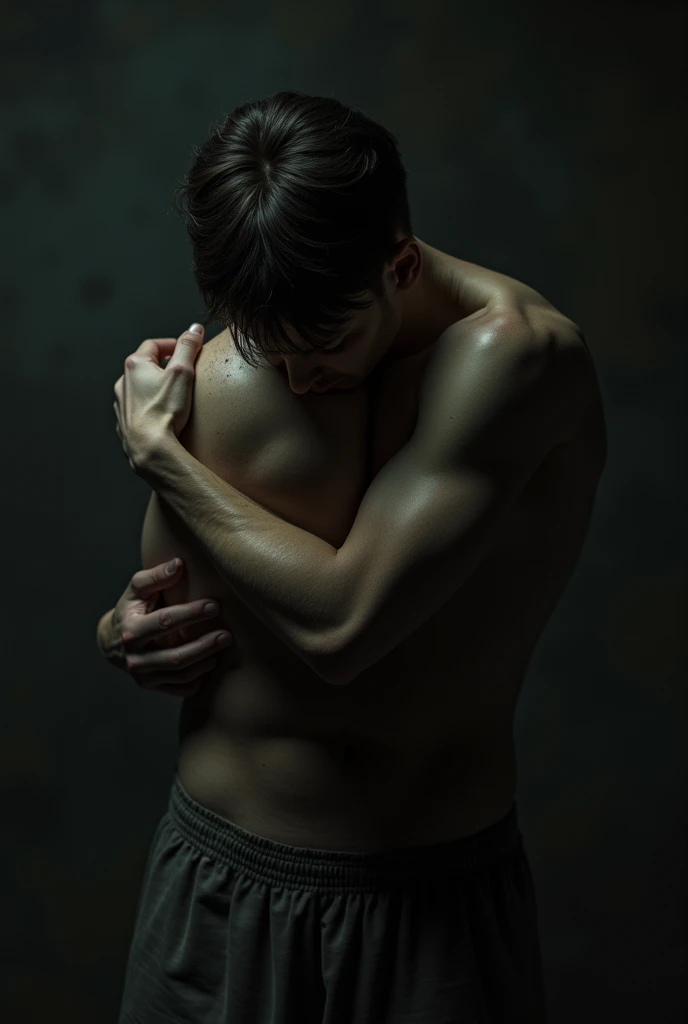 Photo of man masturbating
