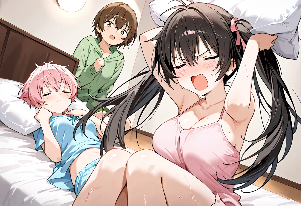 nsfw,High quality,mangastyle,Beautiful girl,High-definition illustrations,rin tohsaka,Masterpiece,drooling,girl,Medium breasts,fall into pleasure,Hentai sex,hardcore,Sex slave,Clothes are torn,BDSM room background,BDSM,vaginal penis,spoken japanese,japanese onomatopoeia,Cuckold face,Great pleasure,amazing orgasm,Hugging Sex,Pleasure training,Throwing her face back in intense pleasure,Lift your chin up,Lean your face upward,pubic tattoo,Brainwashing Training