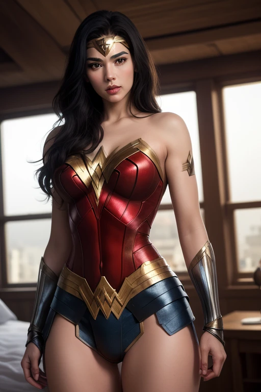 ((masterpiece), (solo character), (photorealistic:1.4), ),(best quality), (epiCRealLife), (g4lg), (g4lg large breasts), (g4lg show cleavages), (Gal Godot in wonder woman costume), (lora:epiCFlashPhoto),(flashphoto), (flash photography) (look at viewers), (night time), (photoshoot), (wonder woman theme),, (g4lg in different kneeling poses), (different angle camera shots), (smile)