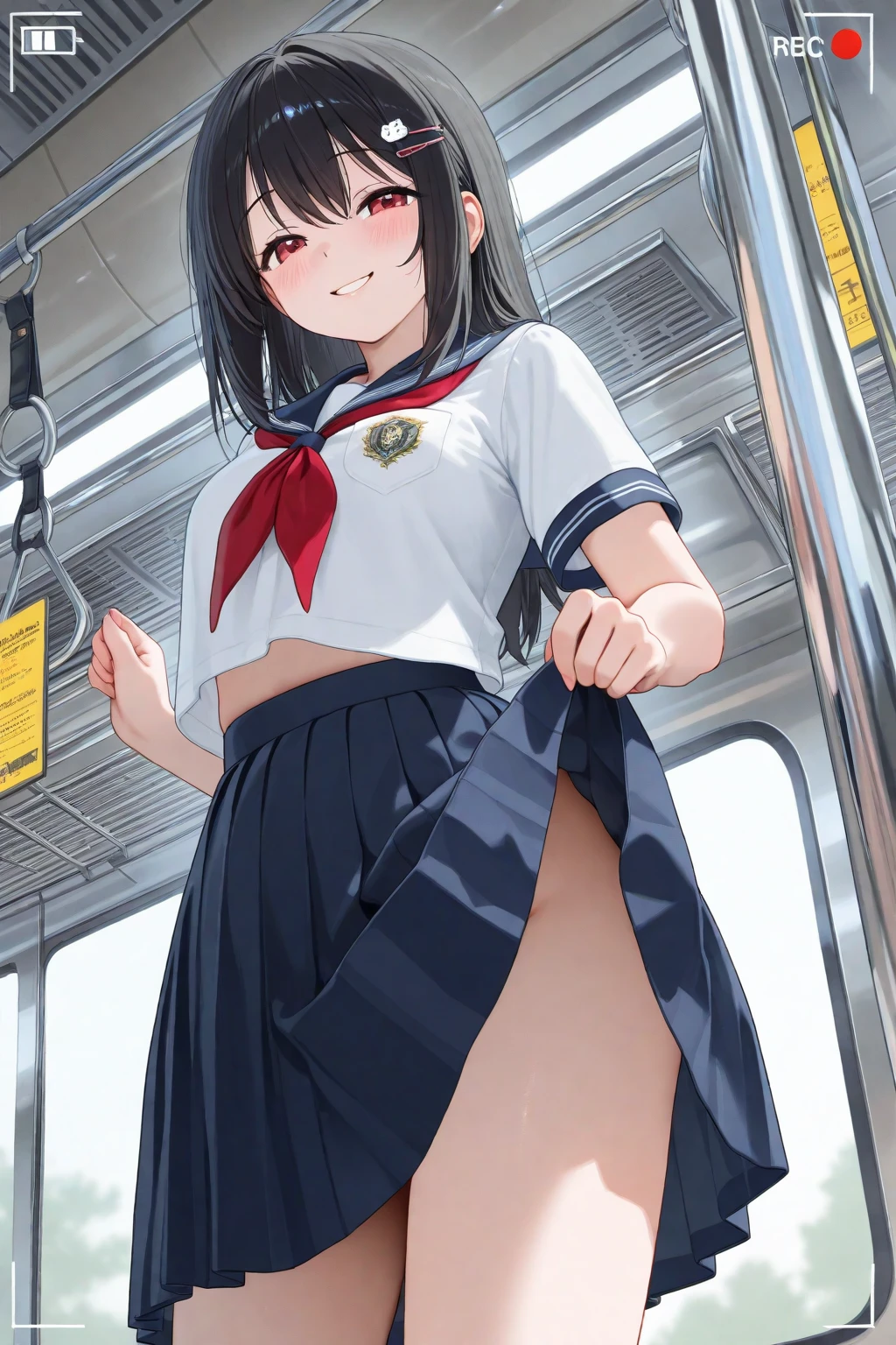 (8K、Highest image quality、highest quality、masterpiece)、detailed face、((1 baby girl)),side ponytail hair、long hair、blunt bangs、evil smile、((grin))、((flat chest))、((see through camisole))、red school bag,minimum skirt、((micro pleated skirt))、((micro mini skirt lift)、cowboy shot、((in the train)),((see through)),((nipples)),((nipples visible)),((sit on seat)),((spread legs)),((sweaty)),((show off erectile penis)),((((futanari girl)))),(((futanari loli))),(futa loli girl),hand to own penis,grab the own penis,hand to penis,touch the own penis,tekoki,Exposure,cum,penis into own hand,hand to the penis,grab own penis,Handjob,cum,semen,sperm,bukkake,cum on face,((penis ejaculates semen)),(((ejaculates semen))),school backpack,(((cumming on face))),((cum on face)),(Futanari),(masturbation),(((futanari masturbation))),loli,,chippai,loli girl,