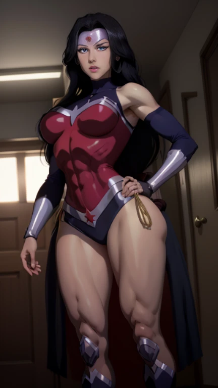 ((High Quality Image)) ((Perfect Autonomy)) Masterpiece, Azula, solo girl, naked, big breasts thick body, Azula Avatar The Last Airbender, standing, in the living room, Azula, cuerpo completo, high resolusion