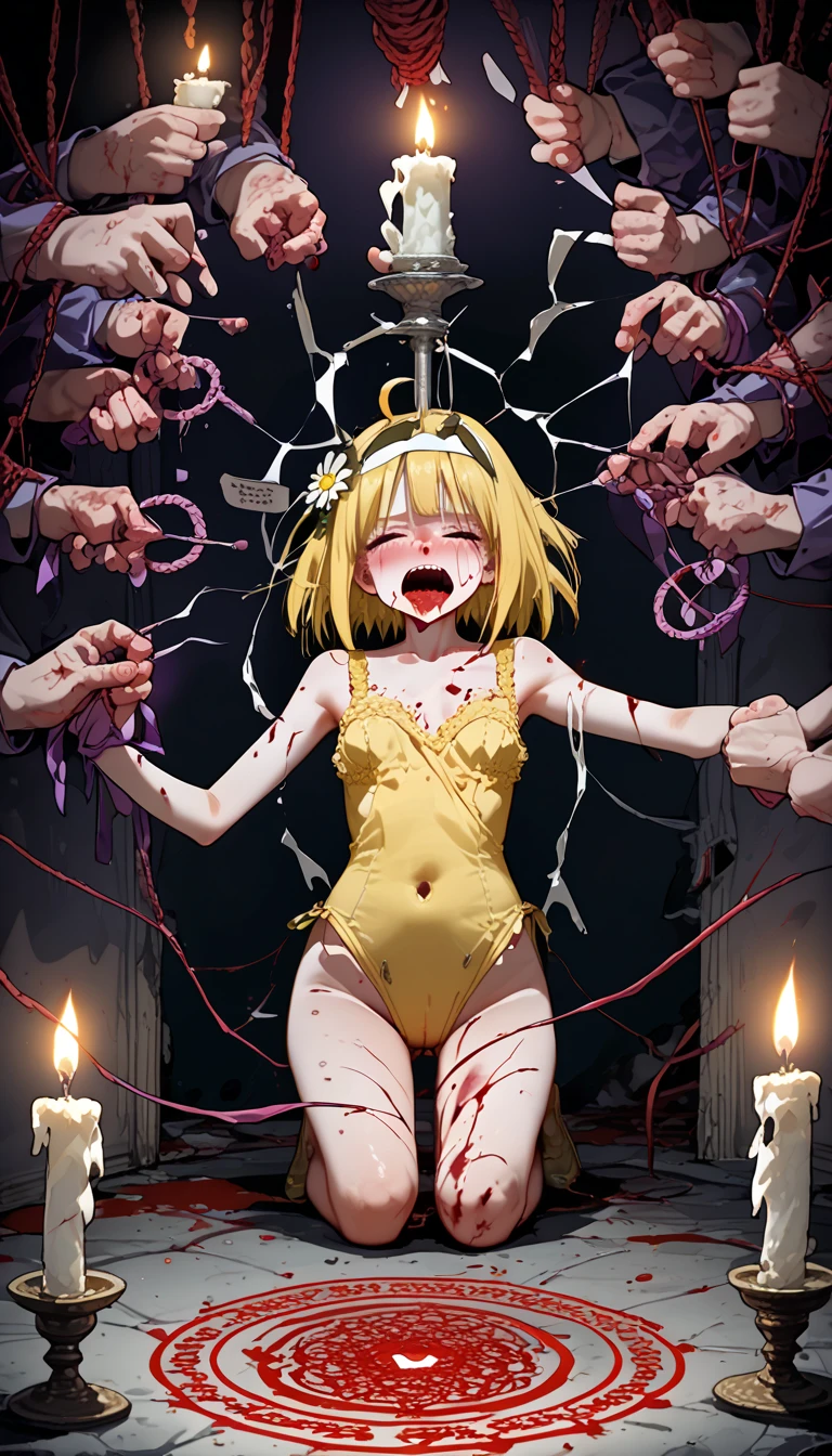 beautiful, masterpiece, best quality, extremely detailed face, perfect lighting, 2 girls, solo, slim, cowboy shot, cute, textured skin, detailed eyes, <lora:TogaHimikoLoRA:0.6> toga himiko, yellow eyes, smile, tooth, (gore, blood, hurt, dark alley, yandere, nude, naked, from below, glowing eyes, kneeling, legs spread, orgasm:1.5), incoming hug, <lora:incominghugAlpha16:0.8>