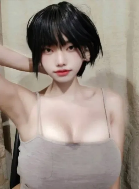 masterpiece, hinata\(boruto\), 1girl, mature women, (((floral micro bra))), (((Selfie))), (((Close-up photo))), (((cleavage))), (((Closed Clothing))), (((big breasts))), (((big round breasts))), (((round breasts))), (((extremely heavy breasts))), (((Colossal tits))), (((heavy breasts))), (((plump breasts))), (((super round breasts))), (((very round breasts))), (((perfect breasts))), (((outdoor))), (shy face), detailed lips, beautiful face, blush, (pink lips), (((long hair))), white eyes, gentle gaze, smile, super realistic, detailed, realistic face and body, realistic hair, realistic eyes, realistic nose, realistic lips, seductive pose, (((straight bangs))), (dark blue hair), 28 year old girl