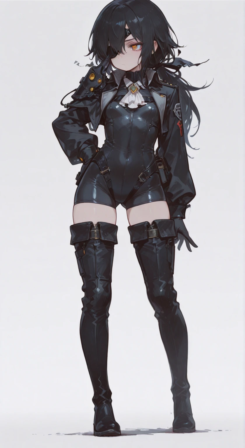 full body reference, fullbody shot, zoom out, female character with chocolate brown skin and ginger red hair, she has long wavy hair that is ginger red, she has grey colored eyes, she looks mature and older, she is wearing a cyberpunk skirt with thigh high stockings, she is also wearing a crop top and cleavage, she is wearing a thong underneath the skirt, she is a fur lined jacket, sleeves she is wearing silver jewelry, she has brown skin, deep brown skin, cyberpunk aesthetic, cyberpunk, techware, skirt, fashion, lots of straps on the outfit, futuristic outfit, sexy, female cyberpunk anime black girl, cyberpunk 3 0 y. o model girl