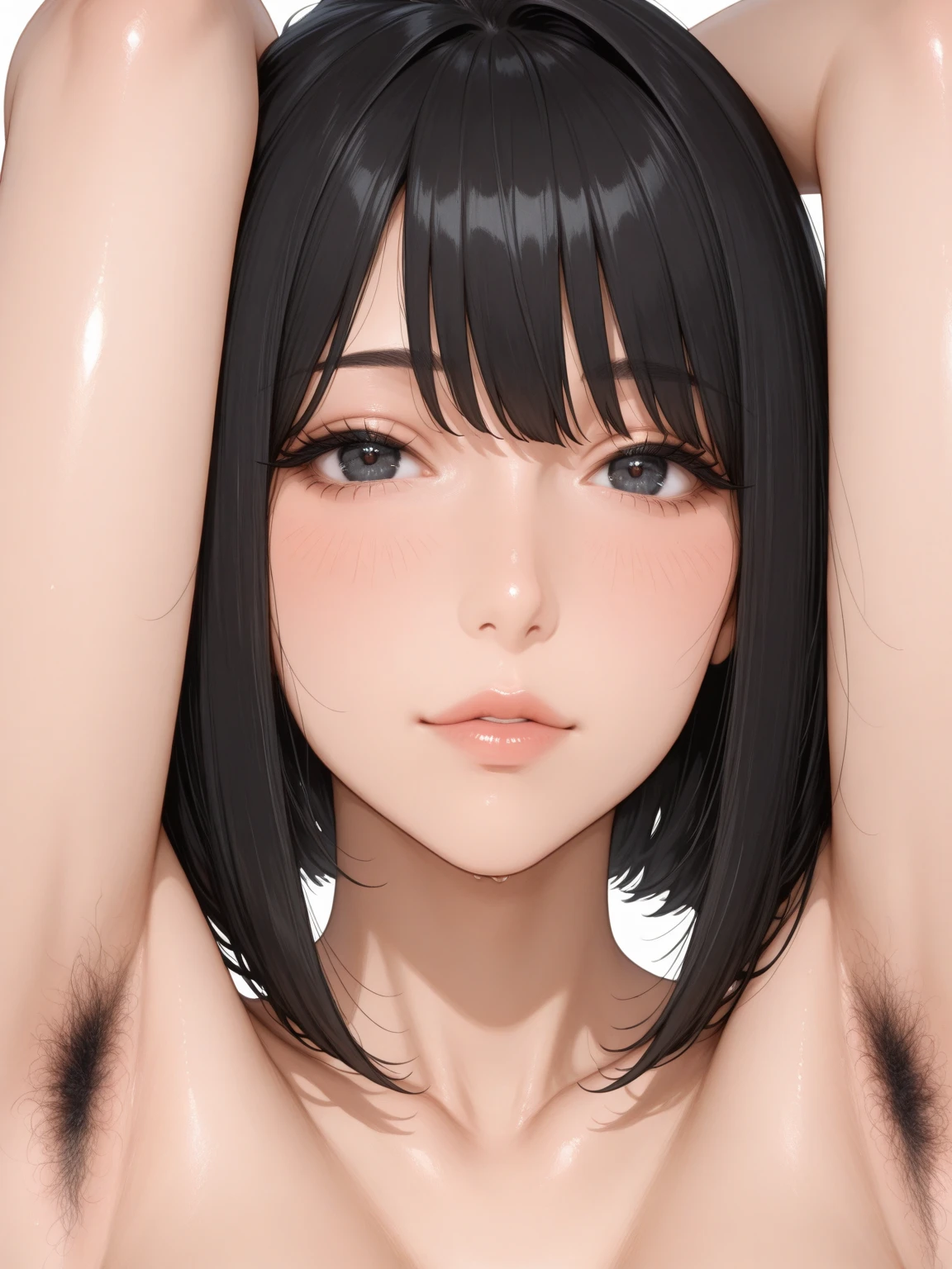 Browsing Caution,Highest quality、In 8K、masterpiece、Hmph、Ultra-high resolution、RAW Photos、(Realistic:1.3)、Natural soft light、(Written boundary depth)、thin、(whole body:1.2)、Detailed face and eyes、Realistic、Sharp pupils、Inside the warehouse、(Dynamic action poses)、Young Face、Beautiful 17 year old girl、Glowing Skin、(Shortcuts:1.5、amount:1.5)、Beautiful brown hair、Red Eye、(blush:0.7)、((Embarrassed face:1.2,blush:1.8))、Crying face:1.5、Sweat、(Completely naked:1.8)、(Thighs Thighs Thighs Thighs:0.8)、(Huge breasts:2.0、pointy breasts:1.5)、((Top View:1.4)))、(Erect nipples:1.4)、(Small Nose、Small Nose)、((vagina、Sex:1.5、Competent people))、Attractive waist、(Overflowing sexual fluid:1.5)、((bed、bedに横たわる:1.5、Sleep on your back:1.4、lie:1.2))、(Chest to chest:1.1、 It was between her breasts:1.2)、(((whole body:1.8)))、I want to see you from head to toe、There&#39;There&#39;s a penis in front of me、((Sunburned skin:1.5、Sunburn:1.5))