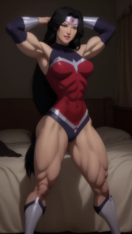 (masterpiece, 4K:1.15) BREAK ((muscler predator with white underpants and bra, breast, perfectly detailed anatomy)):1.2, solo, 1girl BREAK white panties, white bra, white bra straps,
BREAK crotch focus, from below, spreading legs, looking at viewer, white backgrounds