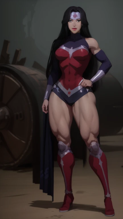 (((Mulher maravilha, in the sideral space)) (((muito Surrada, muito torturada, muito estuprada,muito humilhada,muito derrotada))),((SUPERHEROINE mulher maravilha IS A FILTHY OLD WHORE)), ((emotional expression,expression of pain and despair, gritando de dor, expression of suffering, olhos arregalados)),(Wonder Woman is standing,  on tiptoe), (She's crying a loa tem cabelo preto, ela tem cabelo longo)), ((She wears a thick metal necklace around her neck.)), (Ela esta vestindo roupas imorais, she is wearing indecent clothes), (obra-prima, melhor qualidade) 1.5, 1 garota, sozinho, (sexy, mulher bonita, rosto perfeito, olhos perfeitos), corpo inteiro. ((She is wearing starry lace panties)), tears running down your face)), ((WonderWoman in Strappado bondage ,arms are bound behind their back, then by use of some method of attachment such as a rope or chain that runs from their wrists to a securing point above, their arms are lifted behind them until the person is forced to bend forward)), (((emotional expression,expression of pain and despair, gritando de dor, expression of suffering, olhos arregalados, expression of fear, corpo se contorcendo de dor))), ((She is wearing high heels stilettos))
