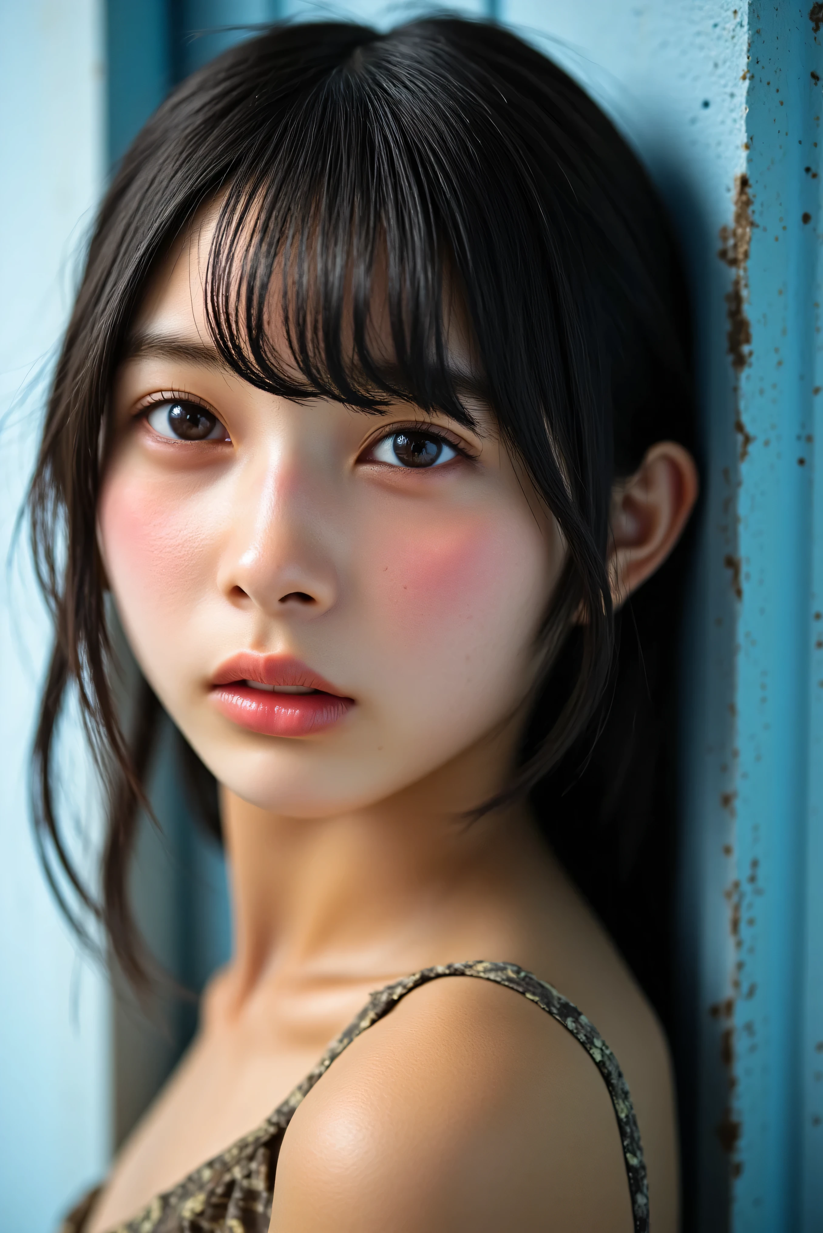 Completely naked、topless、beautiful breasts、normal breasts、bottomless、All naked、naked、No underwear、not wearing anything、short bob、loose curly hair、I was injured、bleed、endure the pain、A painful look、It hurts、I was scared、It was scary look、はAre crying、Are crying、I'm crying、It was scary、trembling、alone, idol face,cute、18-year-old、Japanese、 delicate girl, Frank, Sophisticated, thin arms, innocent eyes, cheek, shiny pink lips、Keep your lips open、depth of field movie light、blurred background、目 focuokeh dof、professional lighting、soft light、(NSFW:1.1)、bodice subian、beautiful feet、asuka saito、body photo、standing、standing、injury,bleed、bodice subian、It was scary、はAre crying、I'm crying, on body,,standing、 masturbation, juice,saliva trace,body fluid、A painful look、hold back defecation、leaking、thin、traces of being attacked、