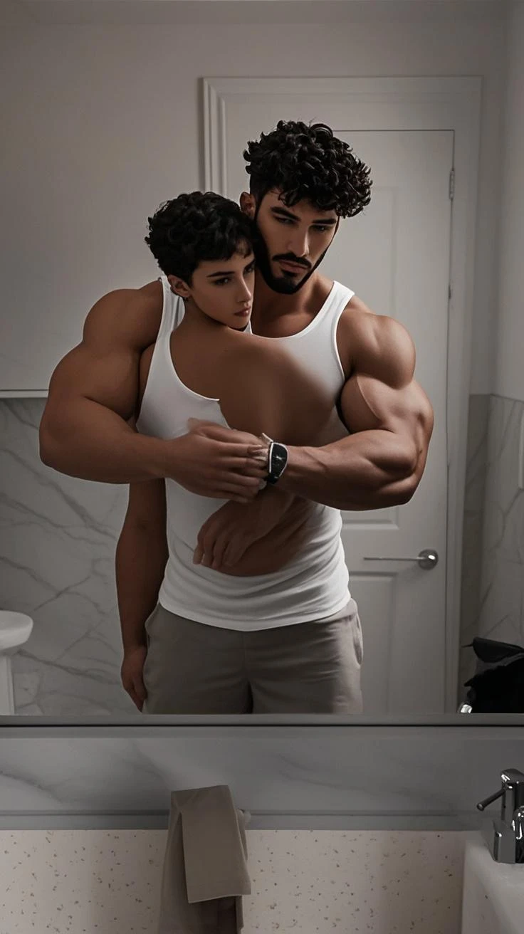 ((masterpiece, best quality)), realistic, Male 30yo and boys of 18yo,, limb open boys, right eye closed and left eye also closed, in a trance. very short black hair, blush, vulgarity, top-down bottom-up, heavy breathing, back style, (((boy's face focus))), boy's butt is grabbed from behind, boy's butt is inserted by macho man, white cream spilling from his crotch, very sweaty wet skin, expose skin, ((flat chest)), (2male)