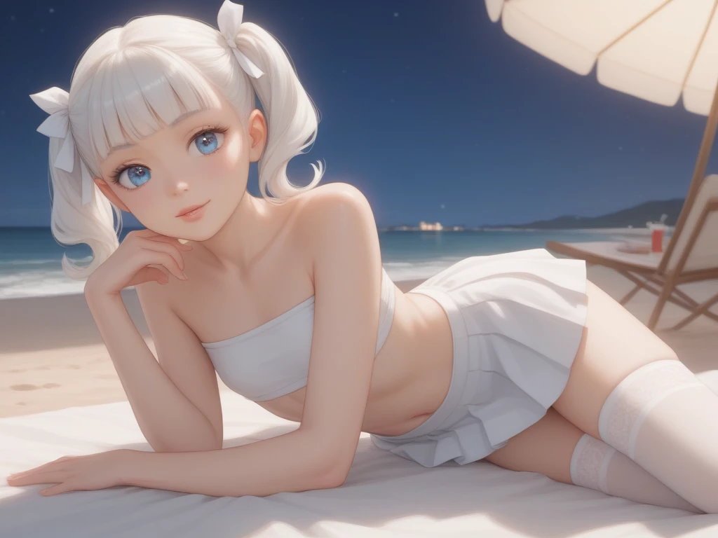 Masterpiece, best quality, extremely detailed artwork, award winning.
(hyper-realistic:1.4)
(full body:1.5), (Night, night time:1.4)
cyberpunklucy, lucy, short hair, bangs, blue eyes, blue hair, multicolored hair, makeup, multicolored eyes
NSFW, on a bed, on stomach, ass up,
Indoors, bedroom, city, moon, night, sky, clouds
