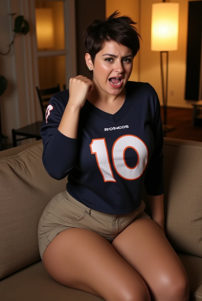 black sexy 40 years old chubby lady rubbing her genitalia with a javeline, in the middle of the stadium, sweating and , at the athletic olympics, , cum in face, ((((,completely naked sauf for a cropped tank top)))), genitalia spread,kneeling, legs spread, shy smile, closeup, big sloppy slutty tits, stadium, happy trip, sborra everywhere, javelin throw olympic event, add_detail:1