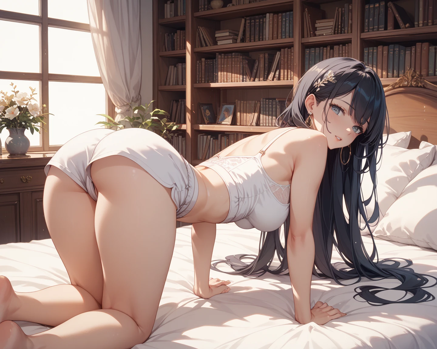 from behind、from behind、ランダムなcum onアクション、cum on、ランダムcum onポーズ、独奏、Bra with delicate details、Underwear pants with delicate details、28-year-old woman、s lips:A sexy、Hair color: Dark brownの、Translucent skin, the skin is fair and juicy,, (hairstyle on)Hair color:Dark brown、Random Hairstyles、、(Basic Information)pleasured expression、Big open mouth、Moist eyes、、Gentle eyes、Spread your legs apart、Mouth wide open、cum onの表情、knee high stockings
