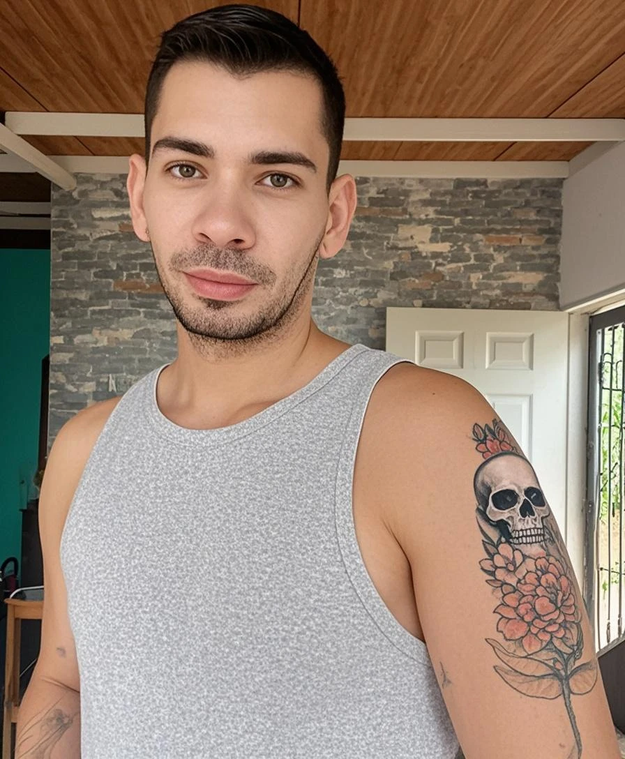 Muscles, tatuagens, tattoo, guerreiro, lutador, realismo, hyper