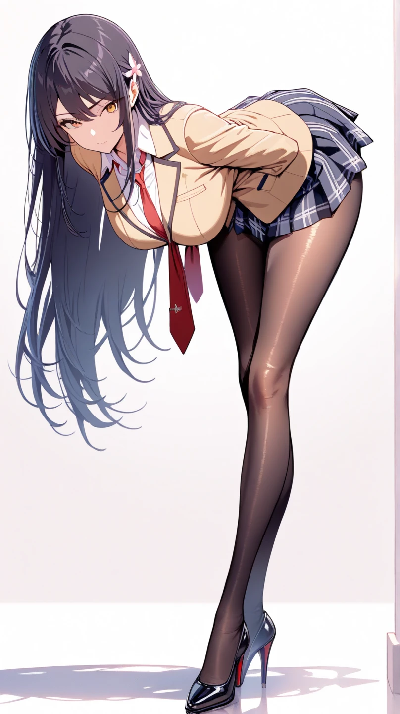 (masterpiece, Highest quality:1.2), One girl, alone,Are standing_Split,
Yuki mandarin orange, Long Hair, without black sleeveless short vest,Pink Skirt,black