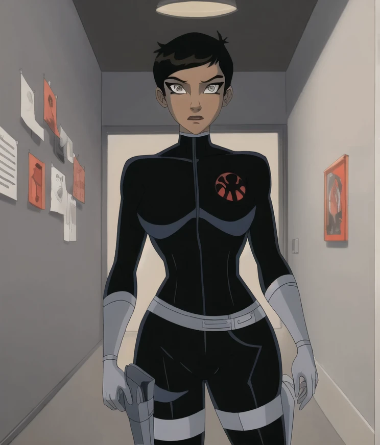 Flat color, solo, full body, A Sexy 18 year old . Leggings, (([perfect body])), perfect face, beautiful, masterpiece,  highly detailed, barefoot,sit tied to a chair,
 solo, looking at viewer, very sexy seductive,
([Vanessa( :0)Hudgens|avi love|Emma( :0)Watson]:0.85), hands behind back,
((([Dark grey background])))
BREAK
score_9, score_8_up, score_7_up, score_6_up  
xvision style,