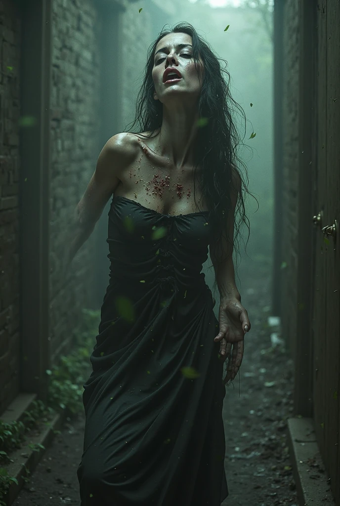 Sexy zombie woman