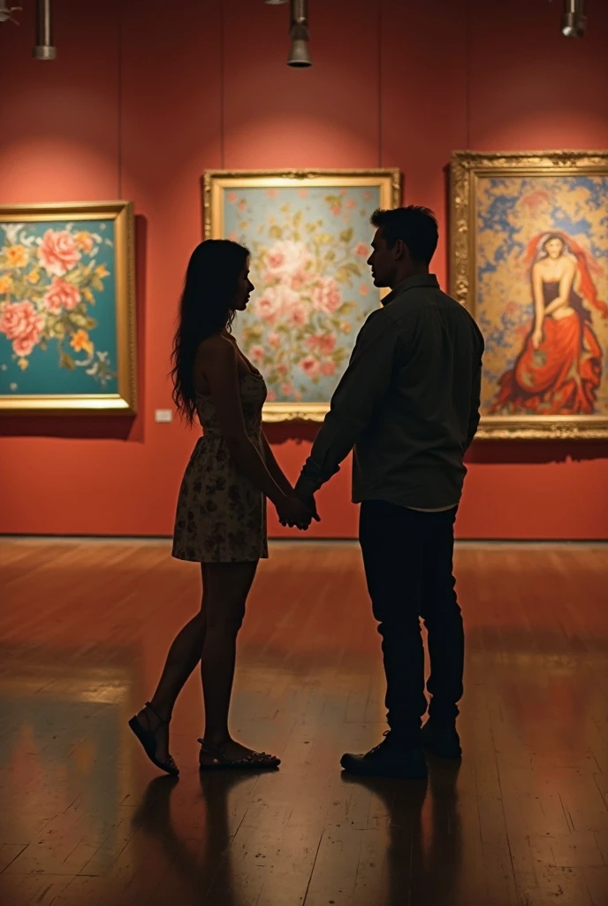 creates contemporary art paintings 