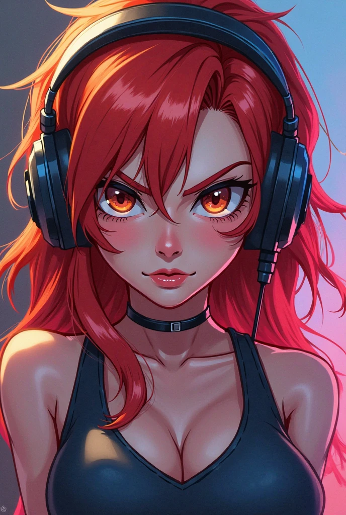 ((Best Quality)), ((masterpiece)), (detailed), 1 girl, A close-up of a cartoon of a woman lifting a barbell, an album cover inspired by Richard Pionk, pixiv, Shock Art, Phonk album cover, Phonk Music Background, ultra phoenix, Popular on Pixiv, anime cover,redhead,Wild,Red background,masterpiece, Best Quality, (Fondo de pantalla CG unity 8k extremadamente detailed), (Best Quality), (best illustration), (best shadow), absurdities, Realistic lighting, (Abyss), hermoso brillo detailed, arte de PeterMohrBacher,