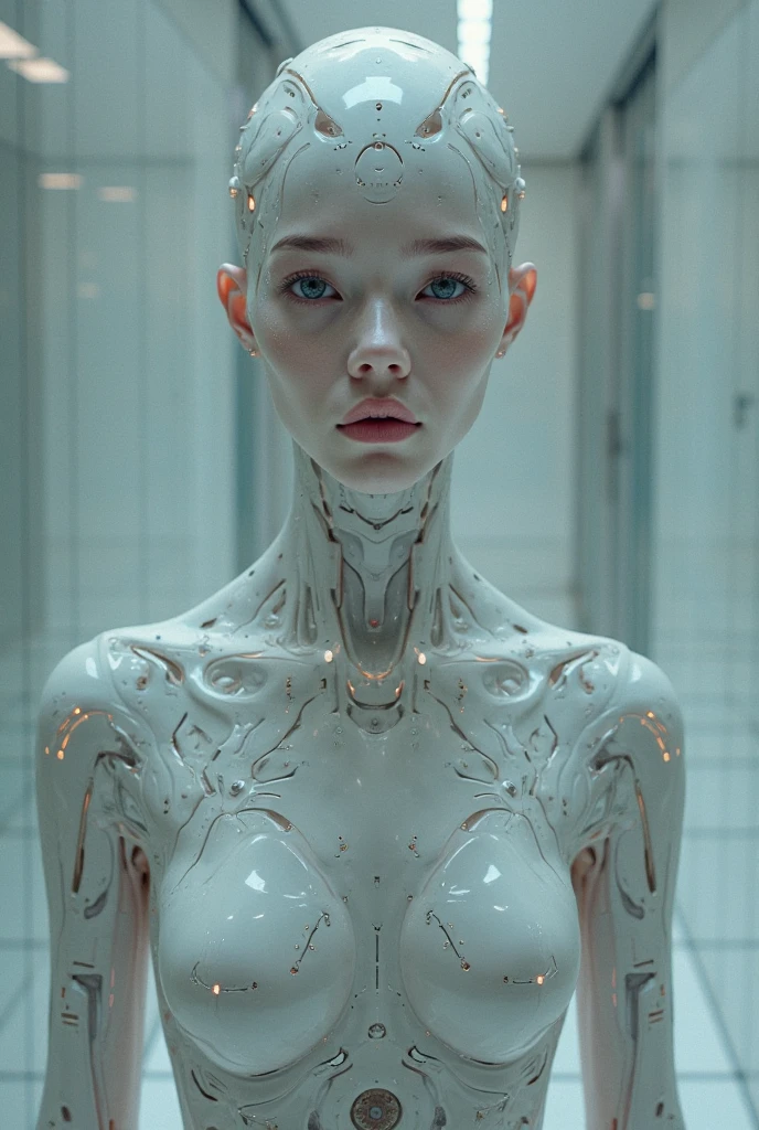 best quality,master piece,intricate details,nsfw,1girl,solo,(full body:1.4),(light smile),legs,simple background,brightly,lips,alien android,simple background,alien,brain in (transparent:1.2) skull,(organic helmet),a beautiful futuristic woman with a futuristic head,in the style of dark white and light aquamarine,translucent skin,undefined anatomy,eccentric detail placements,alien worlds,intricately sculpted,techpunk,spine,exo-skeleton,colored skin,upper body,closed mouth,breasts,depth of field,ultra hd,matte photo,bold yet graceful,intricate embellishments,8k resolution,<lora:alienskin:0.8>,<lora:cutegirl25d:0.3>,<lora:cumbersome-block:0.4>,