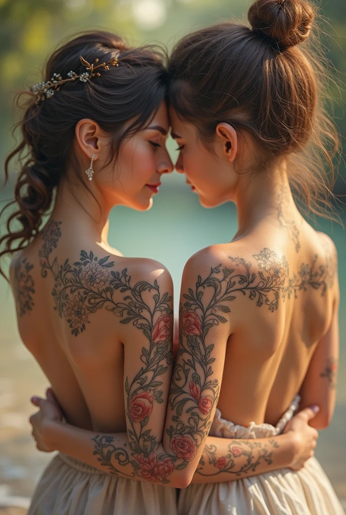 tattoo for the arm composed of : narcisse, pied d'alouette, hawthorn flowers, papillon, note de musique
l'ensemble dans un style japonais