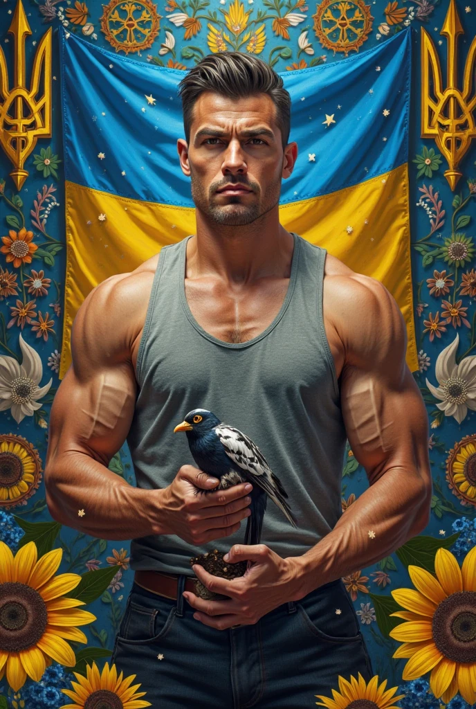A thin, muscular mixed-race man wearing underwear featuring a black and white flag with a double-headed eagle and a crown, holy roman empire, prussia, Austria, austro - hungarian, of the Duchy of Lithuania, imperial russia, [ digitl art, German, Biedermeier, Napoleonic, vienna secesion style, Ottoman Empire, Germany, Royal insignia in the background, imperial military. written in capital letters “GUAJIRO” in large letters on the elastic of the underwear.