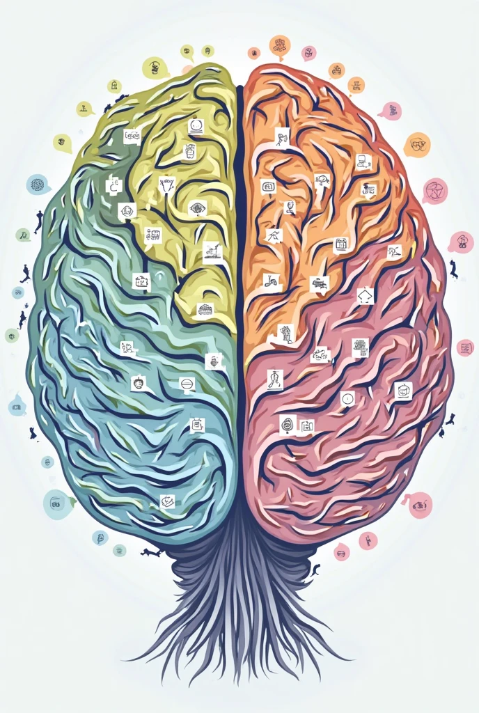 I created an image of a brain 
