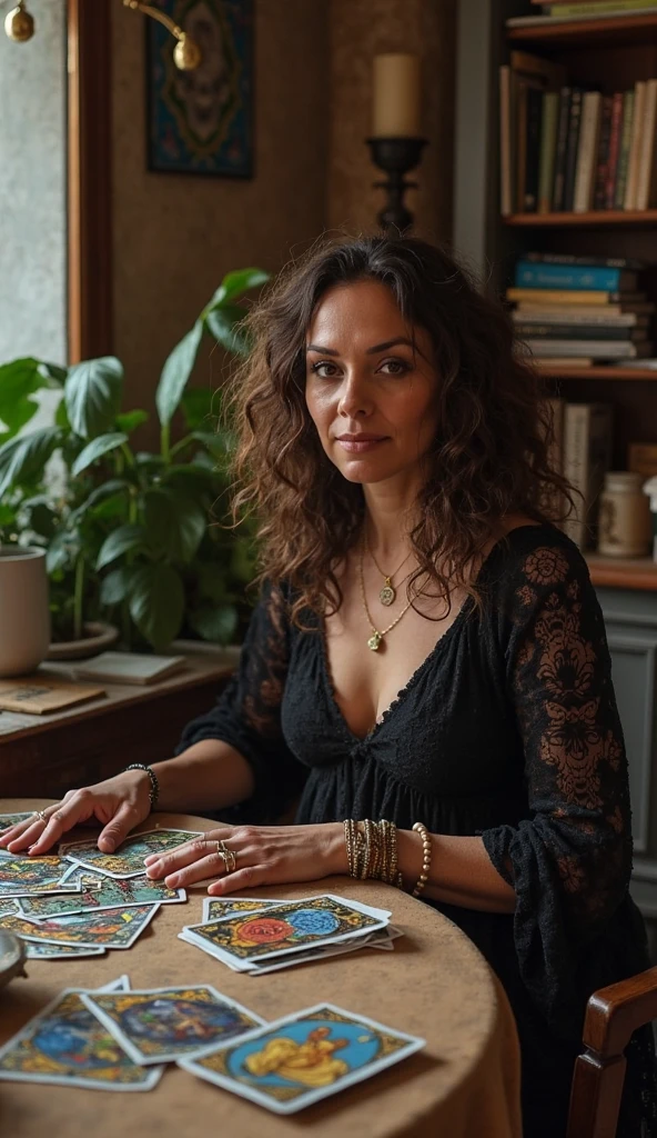 A female tarot reader known for her accuracy