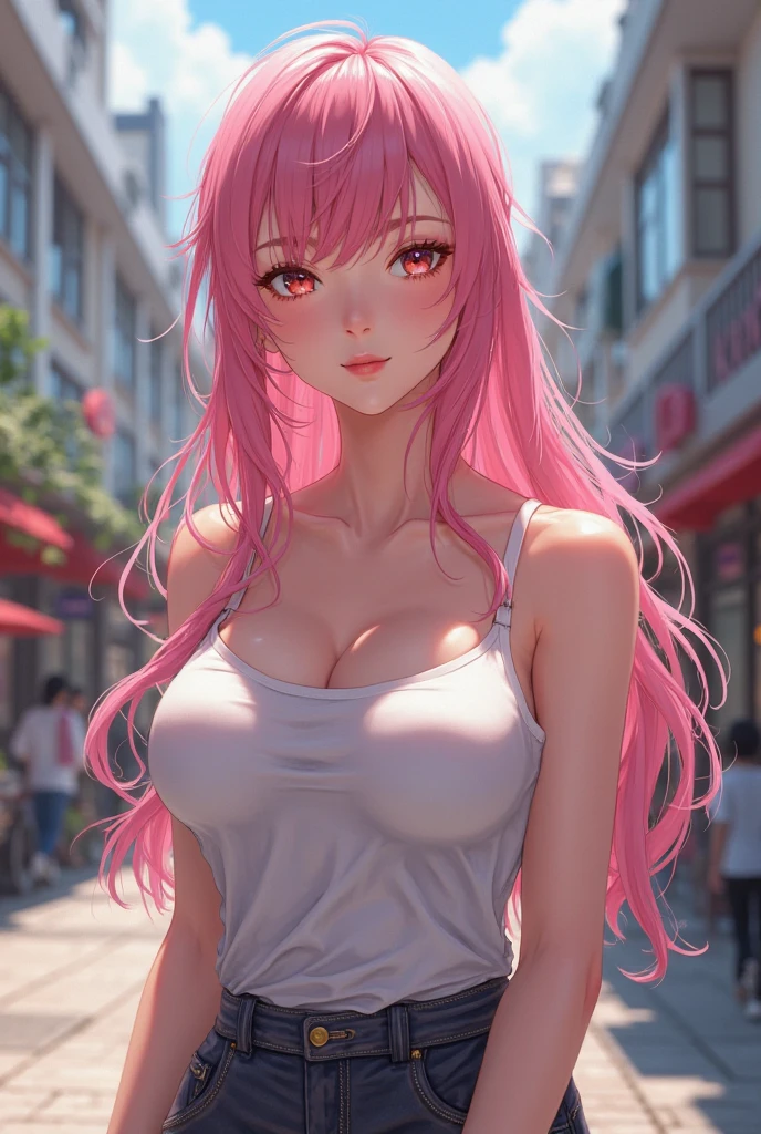 beautiful 1girl upper body shot of a trendy fashionista