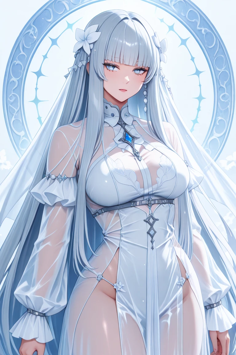 Highest quality, masterpiece, Ultra-high resolution, female、Big Breasts、Bondage、Many magic suction deviceagical power was constantly being sucked out、Magical Energy Depletion、Pale skin、Adult features