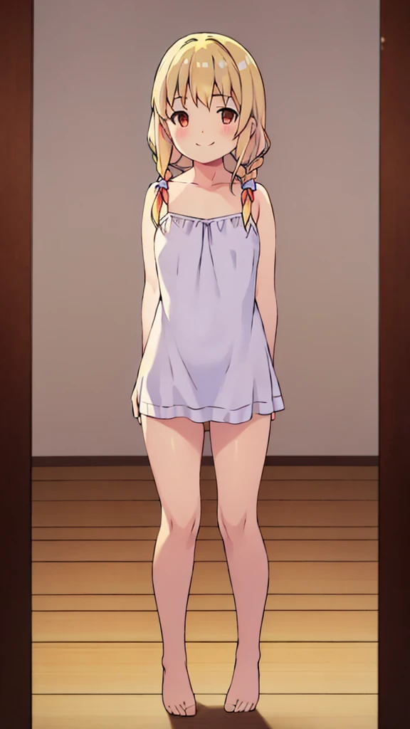 High resolution、4K quality、Highest quality、younger sister、ta、pantiesが床に落ちている、The expression of surprise when spied on、白のコットンpanties、panties、used underwear、stain on crotch、Discarded underwear、panties単体、Laundry basket、strip、Underwear is scattered、Underwear is scattered、床一面たくさんのpanties、A messy room full of underwear、Undressing scene、Condoms scattered around