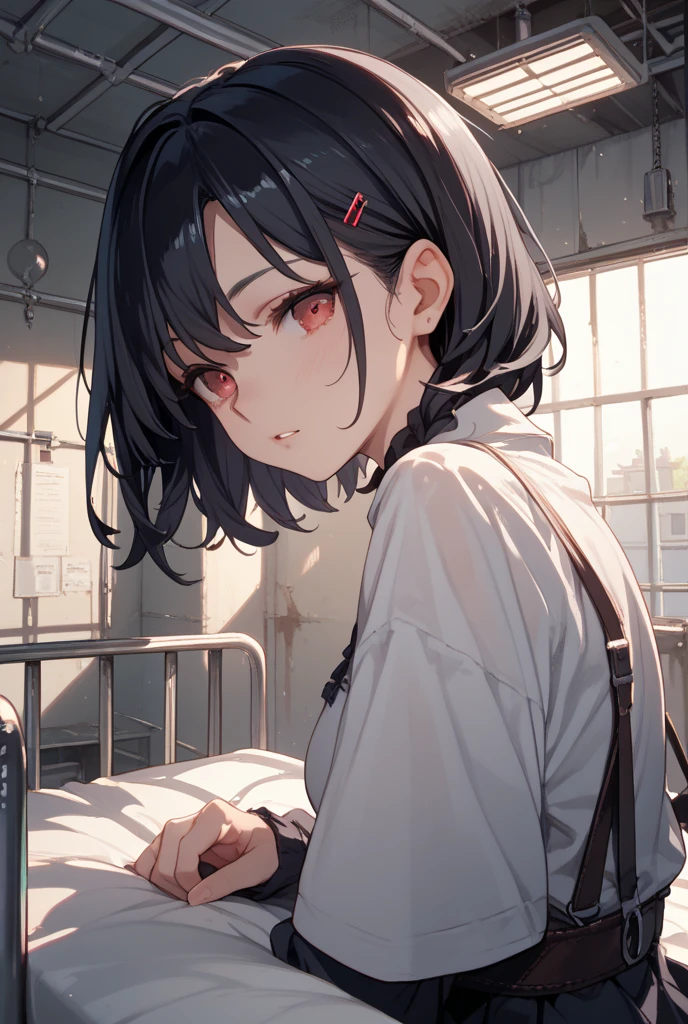 (masterpiece,best quality, detailed), 1girl, solo, indoors, night, upper body, sweat, ahegao, rolling eyes, blush, wet shirt,
midorikawa hana, neck ribbon, collared shirt, school uniform,
