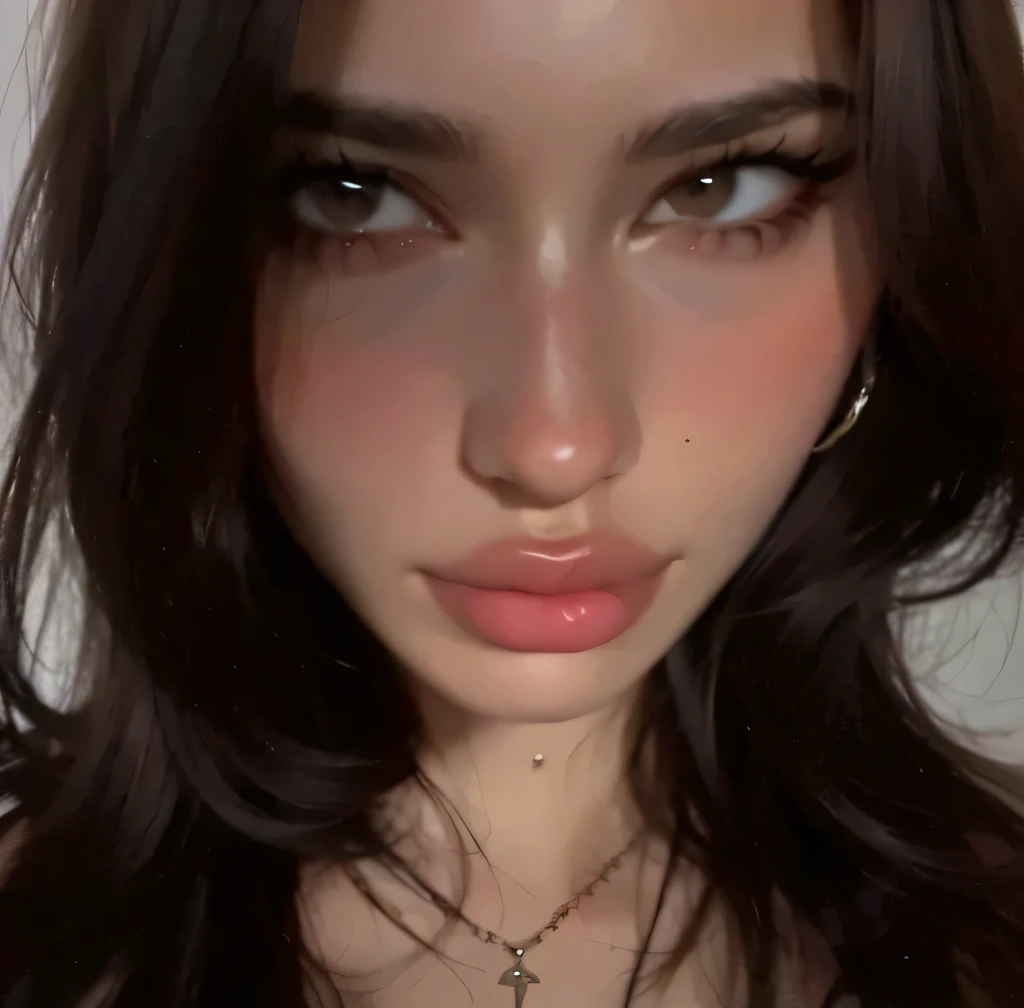 mulher deslumbrante, ALTA QUALIDADE , Details of perfection , ultra 8k, perfectly rendered face , all facial and body details are perfectly detailed , ALTA QUALIDADE, 8k, perfectly rendered details , ultra detailed photography for maximum quality and perfection , wonderful and charming woman , olhos perfeitos, perfect lips , Nariz, cabelo perfeito, pele perfeita, she is very wonderful , ultra mega-quality image rendered at the peak of perfection , Each strand of hair is perfectly wavy and detailed , she is wonderful , an 8K image rendered with the highest quality AI that human eyes have ever witnessed , with such quality and beauty, The image has good saturation and color , Vivid , super renderizado , pele renderizada, cabelo renderizado , nariz renderizado , rendered lips , super rendered image for the best and highest possible quality